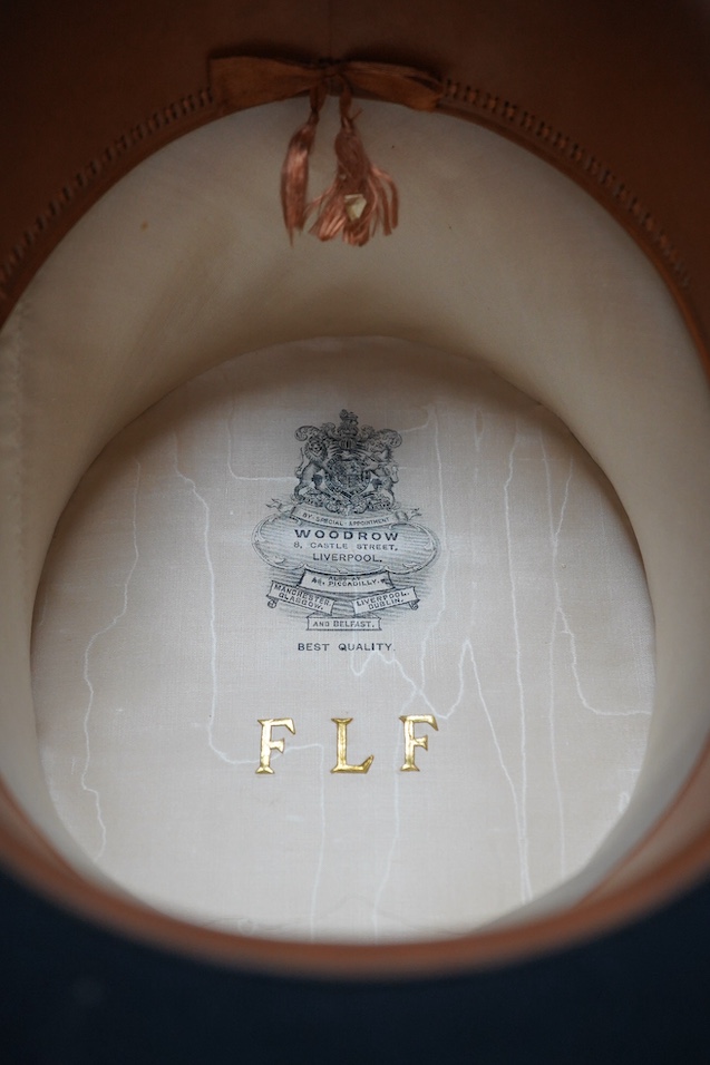 Three gentlemen’s black silk top hats and a similar grey top hat and box. Condition - grey hat good, others poor